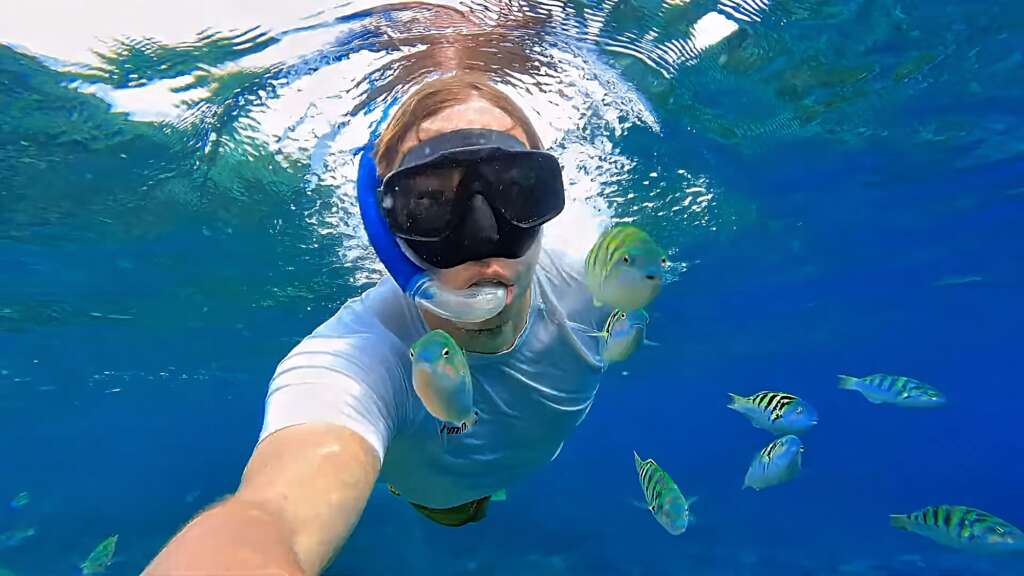 Nusa Lembongan - One of the best snorkeling spots in Bali. Plenty of colorful fish.