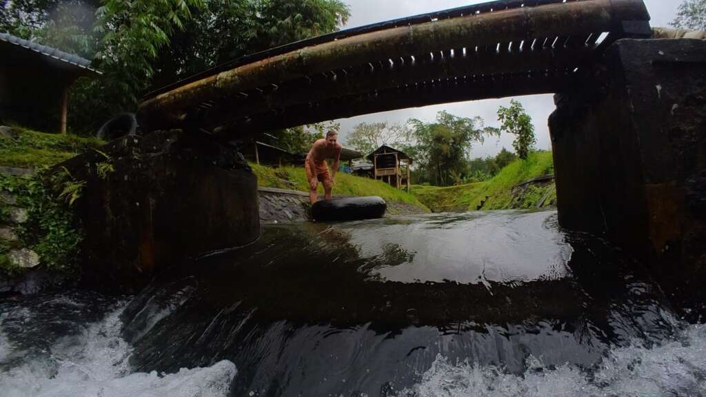 Fun starting point at Babahan River Tubing Bali