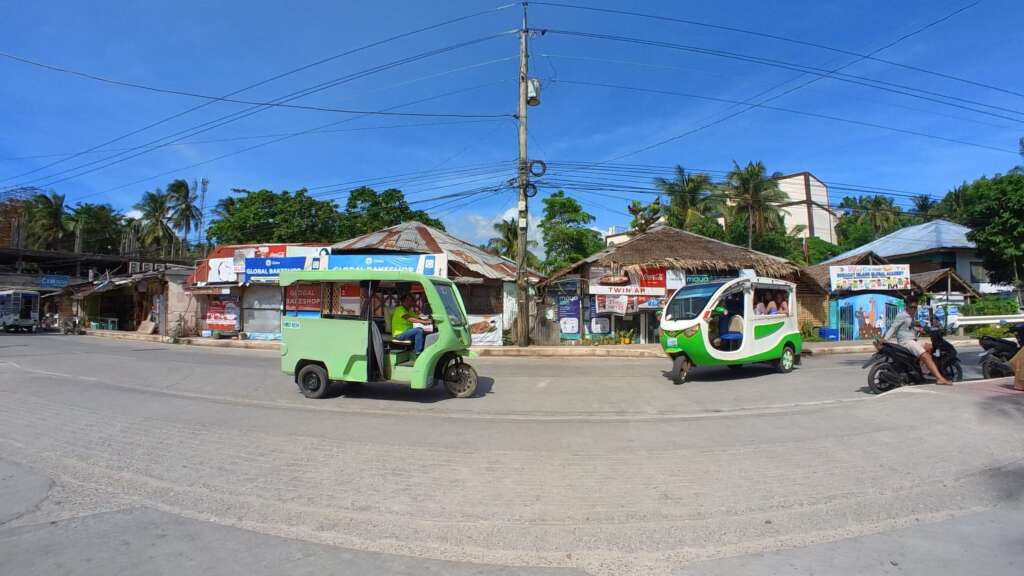 Electric Tricycles in Boracay