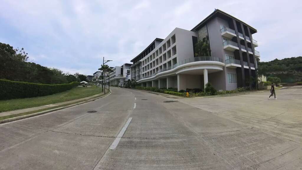 Empty roads in the Newcoast area