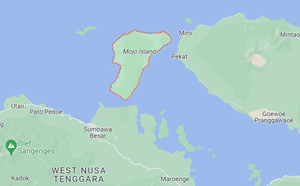 Location of Moyo Island