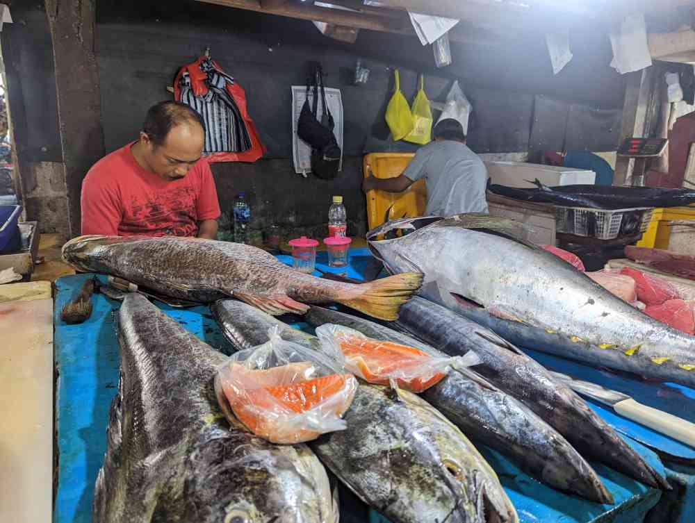 Local fish market in Jimbaran