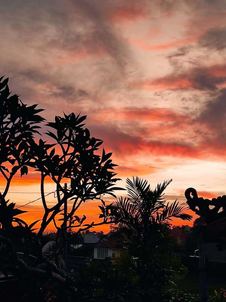 sunsets in bali